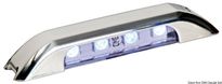Blått LED courtesylys med frontpanel