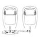 Forbindelsesled RF-2 A96 motorer 66-73,6cm til UC128 & UC130