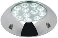 Undervannslys med 12x3W hvite LED og skruer