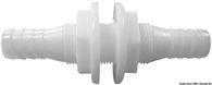 Valkoinen nylon-läpivienti 19/20 mm
