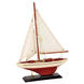Båtmodell segelbåt 25x6x35cm