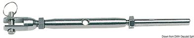 Strekkfisk med pressterminal AISI 316 8 mm