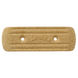 Glomex jordplattainkl. skruv och bult 155 x 51 x 13mm