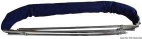 3-kaareinen korkea bimini AISI316 Ø 25 mm 245/255 cm valkoinen