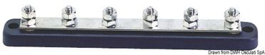 Koblingsplint med samleskinne 6 x 6 mm
