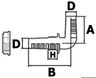 Termopolymer skottgenomföring 1/2" x 11-13 mm