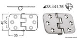 Hengsel med omvendt bolt 70 x 39 mm