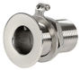 Infälld skrovgenomföring AISI 316 spegelpolerad 1/2"