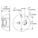 Attwood LED lanternset 2nm, sidomontage, röd & grön