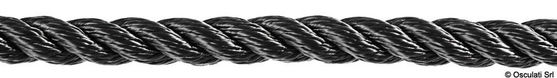 3-slått line svart 14 mm