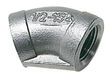 45° kulma naaras/naaras 2"