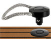 Rapid Lock-system, löstagbar del ø39*30h ss316 svart