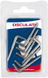 SS firkantede skrukroker 40 x 3.5 mm Blisterpakning 7 pcs.