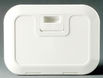 Hvidt stuverum med luge 280 x 180 mm C-front