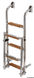 Stege 5 steg AISI316 + Iroko