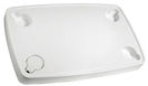 Hvitt rektangulært ABS-bord 81x51 cm