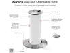 Aurora pop-up LED-bordlampe