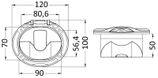 Nuvola dæksbruser med Keji-bruser og nylonslange 2.5m