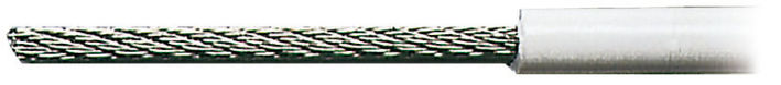 Vaier AISI 316 49-trådig PVC-belagt 3 x 6 mm