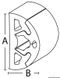 BINO SS festeprofil 2 m-stang