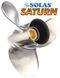 Solas Saturn 9 Stålpropeller till Tohatsu