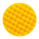 Mirka rubbing rondel våfflat skum gul Ø 85 mm 2 st