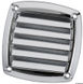 ABS-jalusiventil 85x85 mm kromad