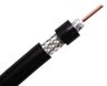 VHF-kabel RG58 super low loss, svart 6mm, 100m