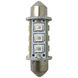 1852 LED lantern pinol/spollampa 37mm 10-36V 1,2/10W röd - 2 st.