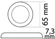 Procion LED-taklampe uten innfelling med bryter