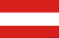 Österrikes flagga 70 x 100 cm
