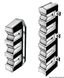 Fiskestangholder for 3 stenger 198x62 mm