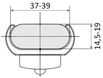 LED-lys for Standard-badestige 38mm, 2 stk