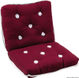Bomullspute med ryggstøtte bordeaux 430 x 750 mm