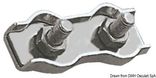 SS dobbelklemme 6 mm