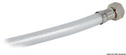 Suihkupää painonapilla, valkoinen PVC-letku 4 m