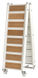 Sammenleggbar landgang hvitlakkert 310 cm