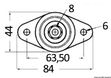 Koblingspol Maxi 83 x 44 mm