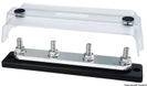 Kraftig samleskinne Techno med transparent lokk 4x8