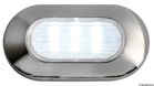 Ovalt 6-LED courtesylys hvitt