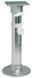 Polerad vridbar teleskopisk stolpedestal 45-62 cm