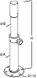 Stort teleskopiskt bordsstativ med Thread Lock 450/700 mm