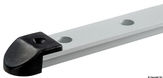 Anodiseret aluminiumsskinne 25x4 mm (2m-stang)