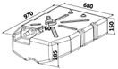 Brændstoftank PE 114 l