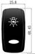 Oval vippe for Marina TOP-bryter trimplan