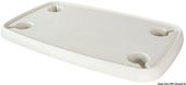 Rektangulärt vitt bord i kompositmaterial 760x460 mm