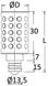 LED-pære 12/24 V E14 3.2 W 260 lm
