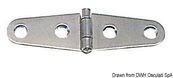 Hengsel speilpolert SS 101x27 mm