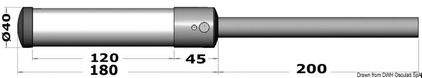 Uttrekkbar LED-lysstolpe