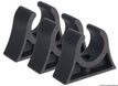 Rørklemme sort 37/40 mm